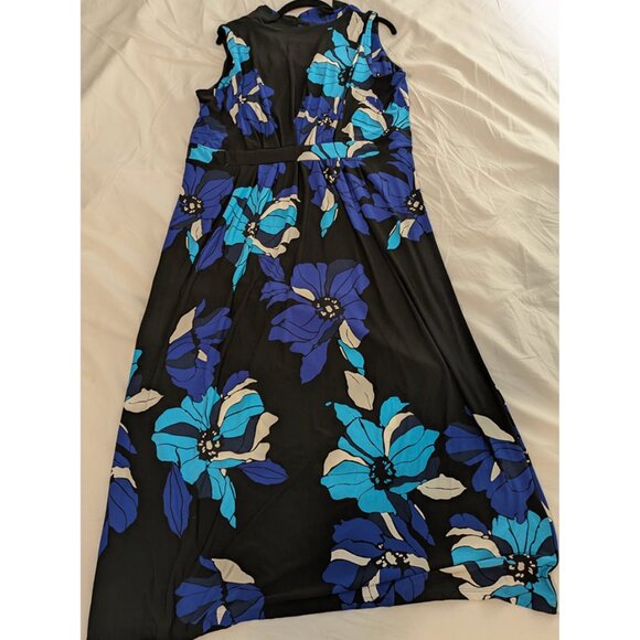 Chico’s Pleat Front Floral Maxi Dress – NWT – Size 3 (Fits like 1x) - Picture 4 of 6